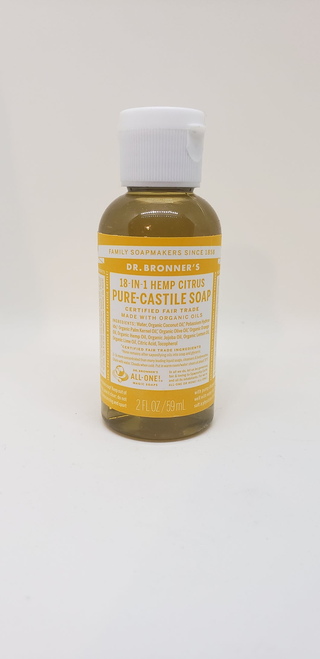 Dr. Bronner's Hemp Citrus Pure Castile Soap
