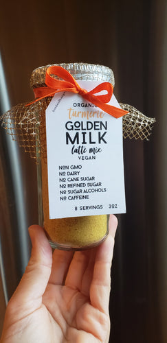 Organic Turmeric Golden Milk Latte Mix, vegan