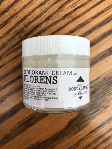 Deodorant CREAM: organic, natural