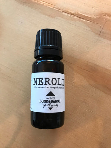 Neroli essential oil blended with organic jojoba oil